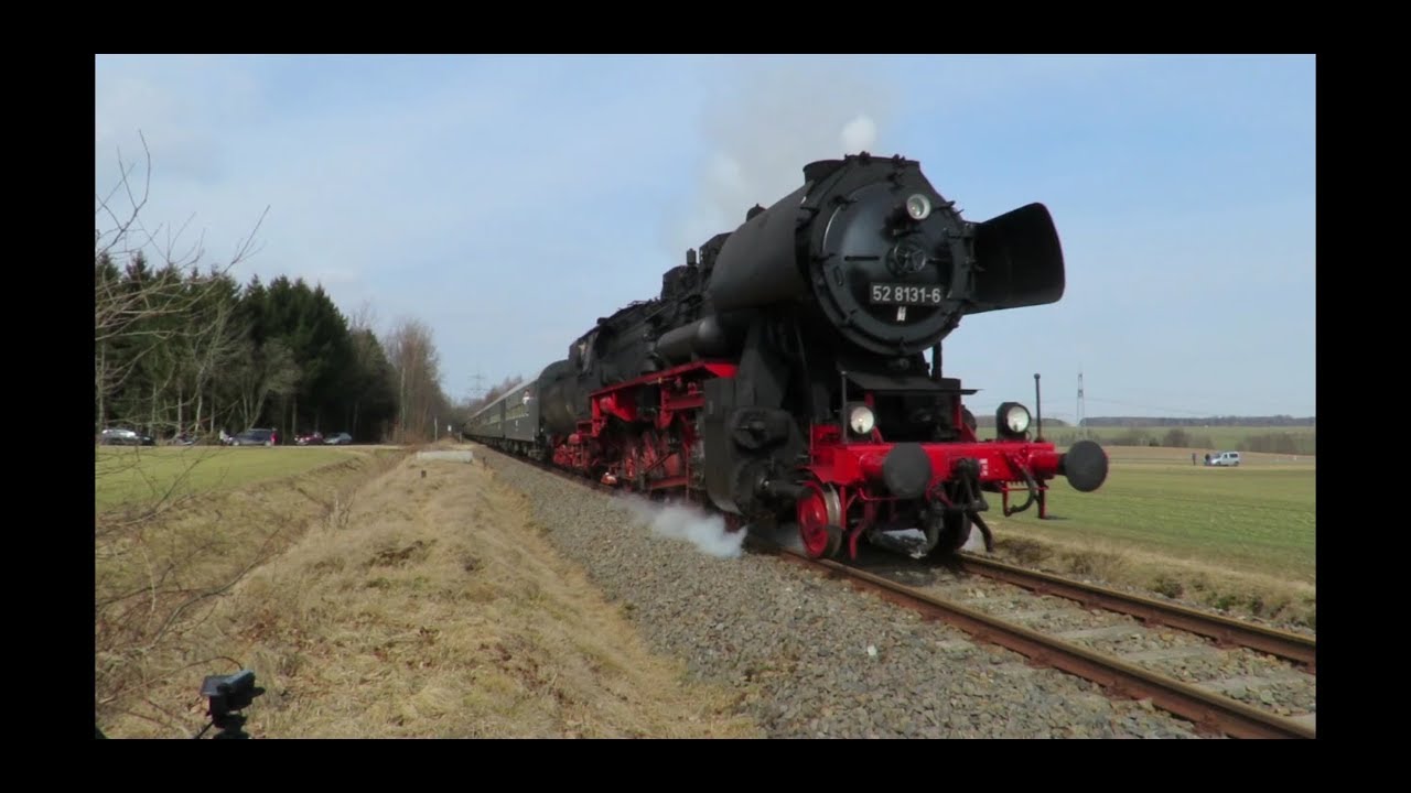 Osterfahrt 2018 DR 52 8131-6 Kleinwaltersdorf B&Uuml;