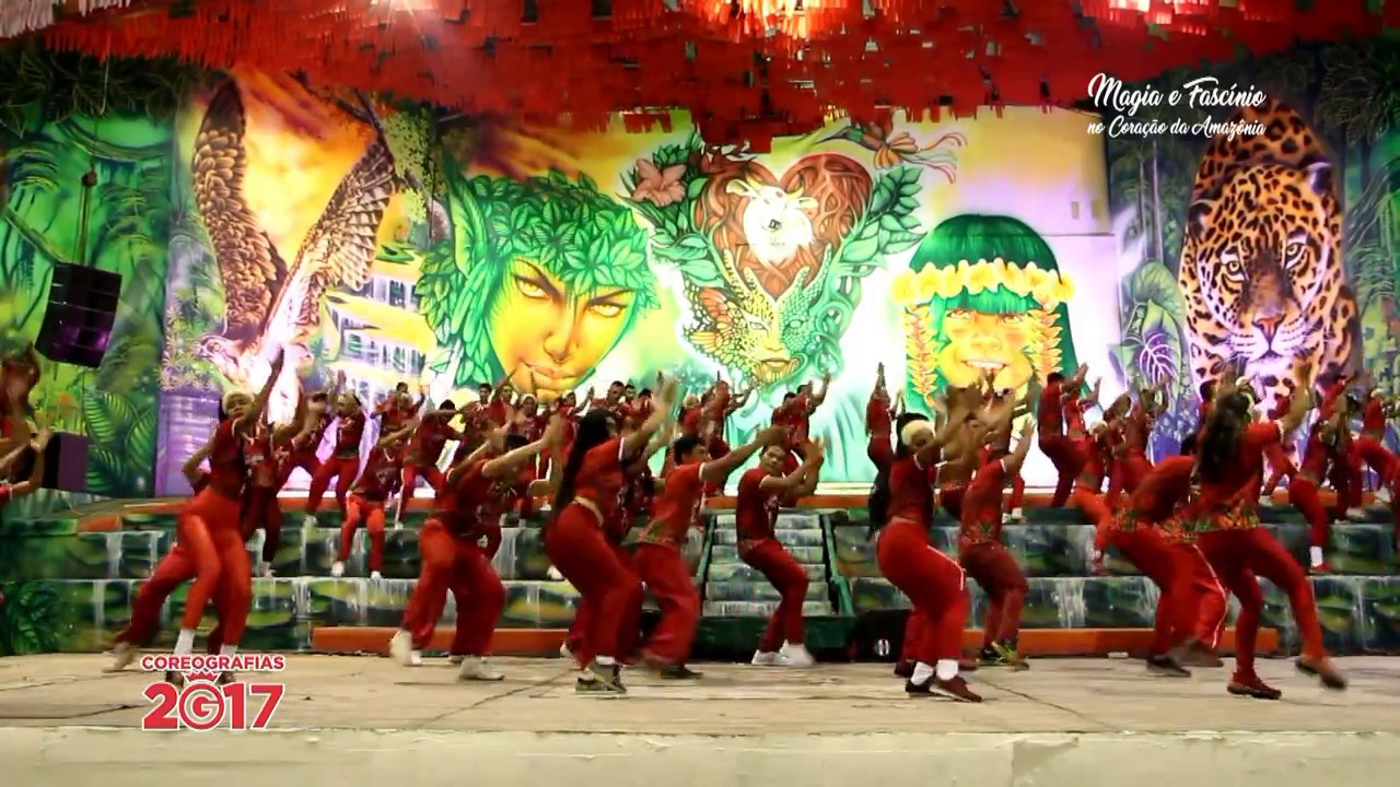 Coreografia BOI GARANTIDO 2017  - Toada:  CUNHÃ-PORANGA DA PELE VERMELHA