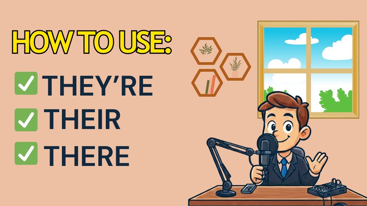 How to Use They're, Their, and There in English | English Conversation Practice