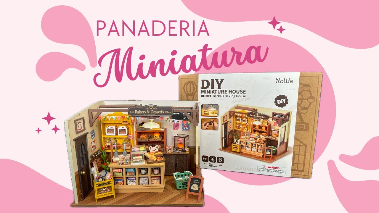 DIY MINIATURE HOUSE, CASAS EN MINIATURA, ROLIFE MINIATURE BAKERY