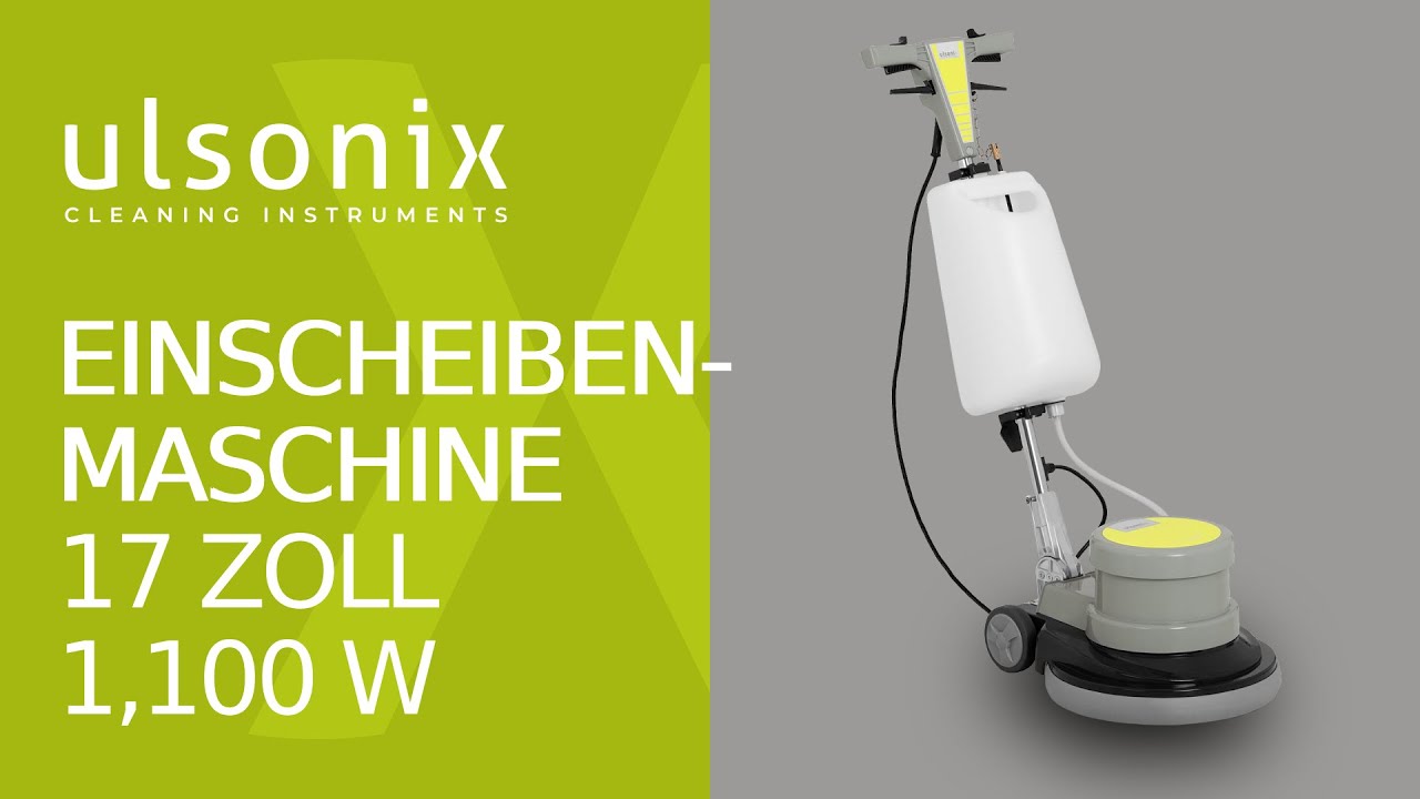 Einscheibenmaschine Ulsonix Cleaning Instruments TOPCLEAN 1100A | Produktpr&auml;sentation