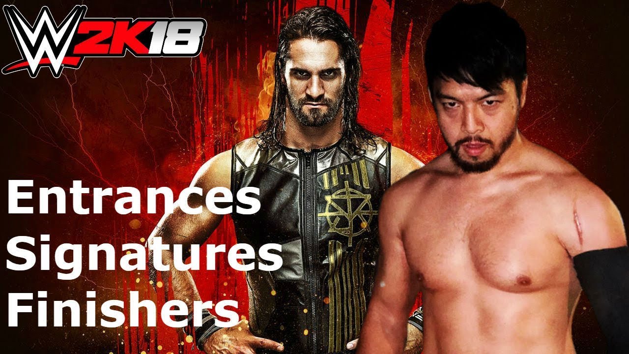 WWE 2K18 Hideo Itami: Entrance/Signatures/Finishers