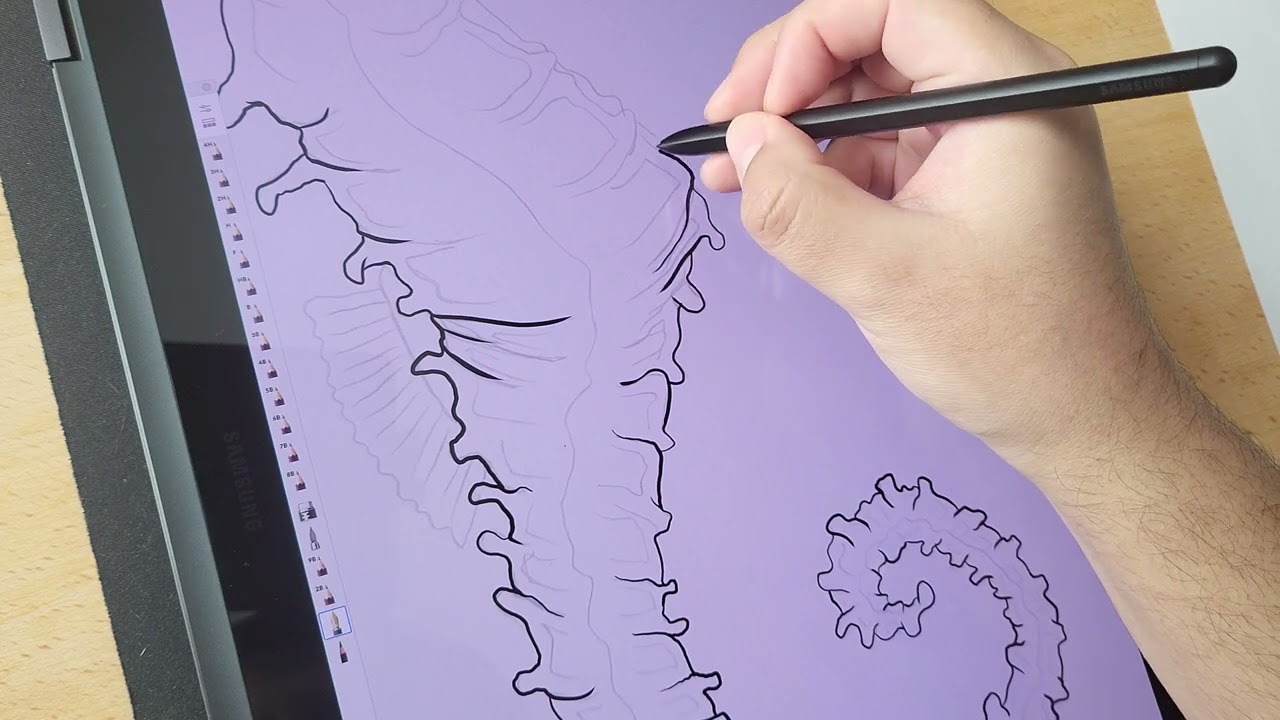 Galaxy Book 3 Pro 360 Palm Rejection Test