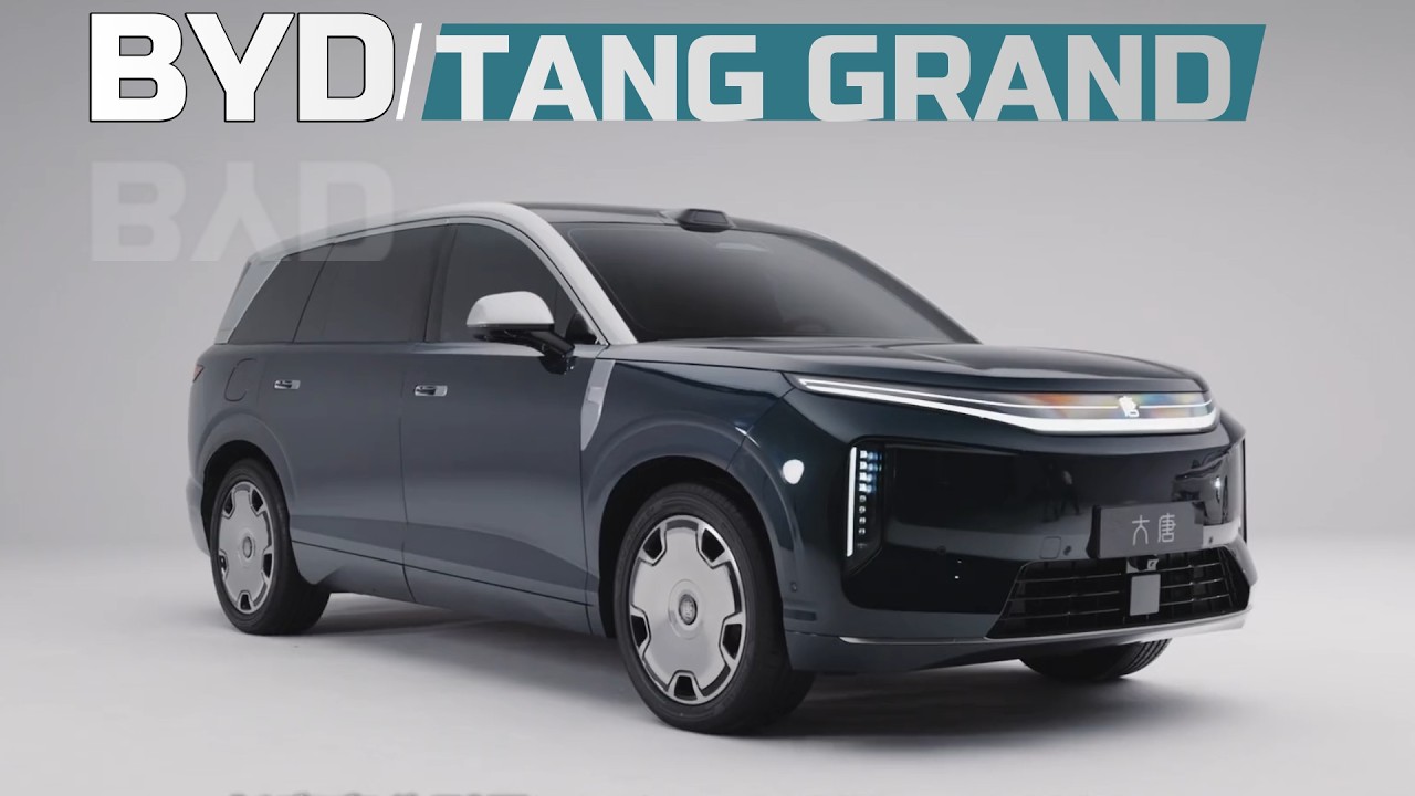 Самый безумный внедорожник 2026 года – BYD Tang Grand мощностью 1000 л.с.: 7-местный автомобиль, ...