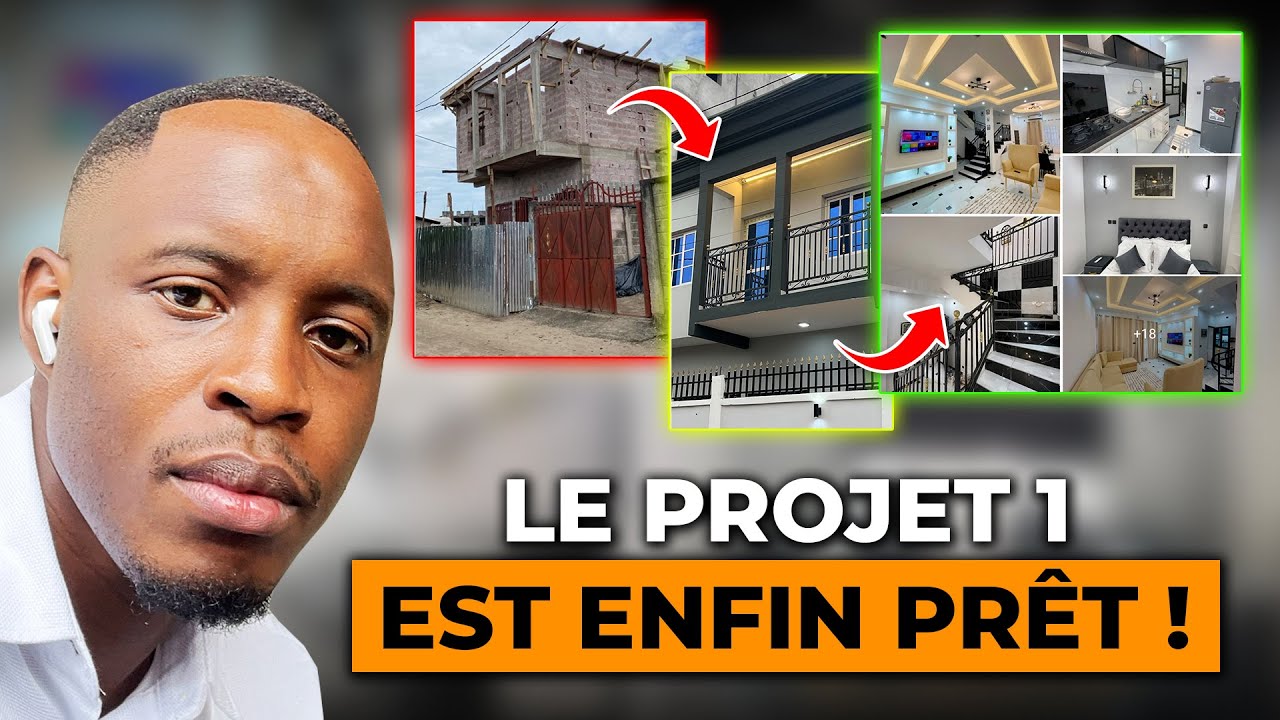 JE TE PRÉSENTE LE DUPLEX MEUBLÉ TERMINÉ À BRAZZA🇨🇬  APRÈS 4 ANS. SUPER!!