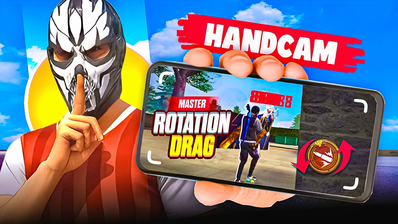 Master Rotation Drag  🔁 in Free Fire | Handcam Tutorial 📱 | Low-End Device 🔥 