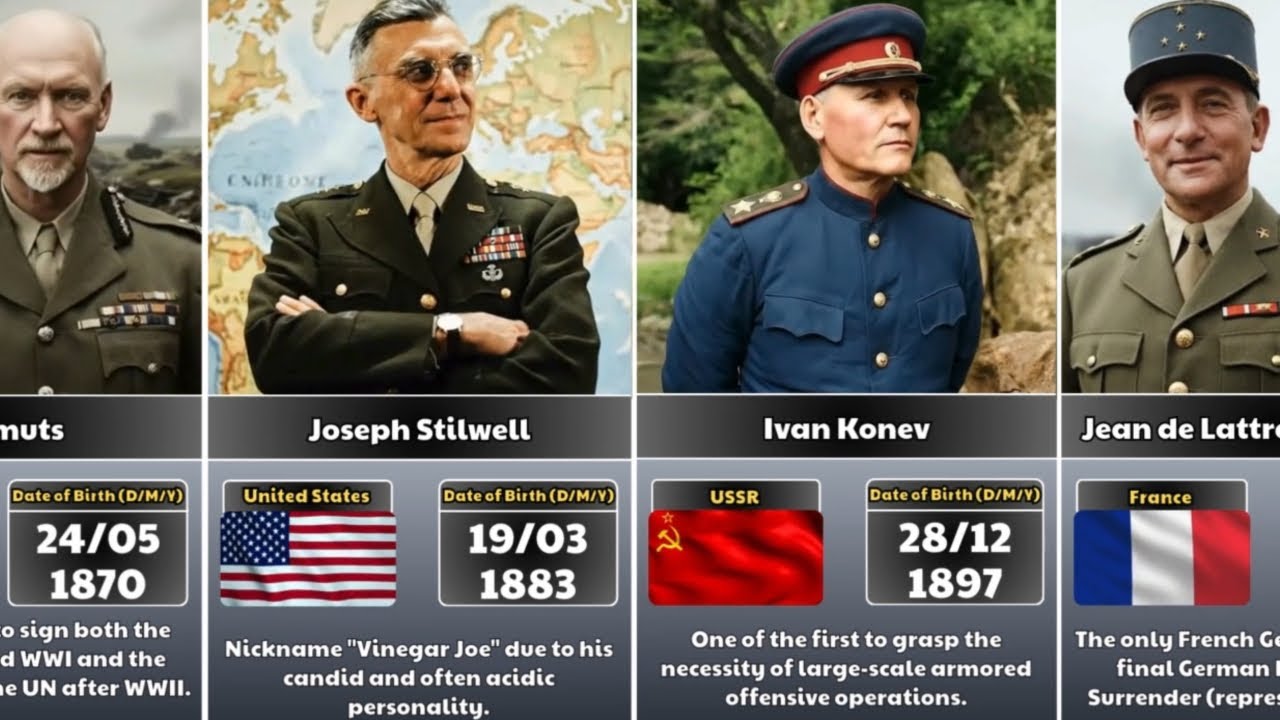 50 Great Allied Generals of World War II: Who Was the Most Effective Commander?