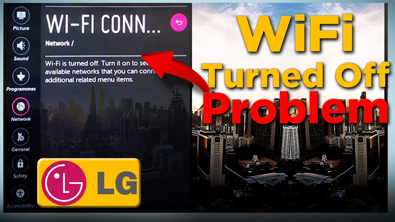 Отключен WiFi на телевизоре LG — проблема решена