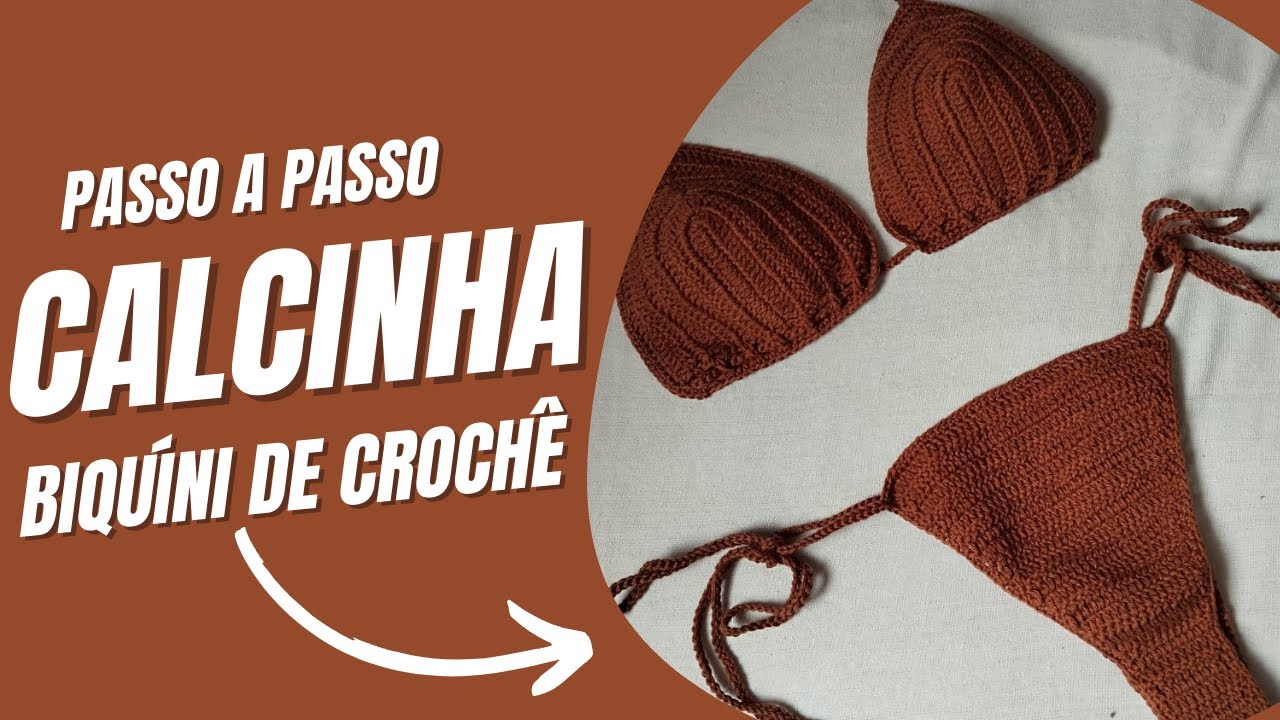 CALCINHA DE BIQUÍNI FIO DENTAL EM CROCHÊ FÁCIL E ECONÔMICA #verao2024 #tutorial #crochet