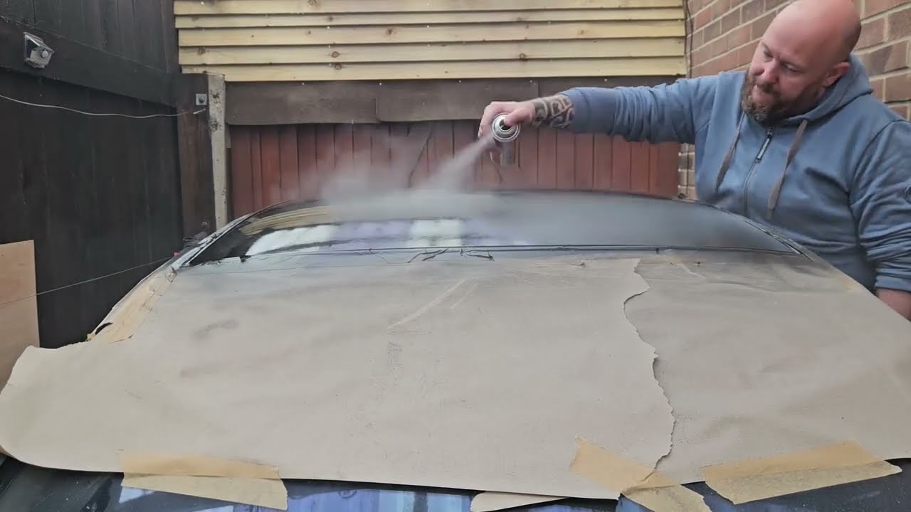 Peugeot 206 GTI - Painting the Roof