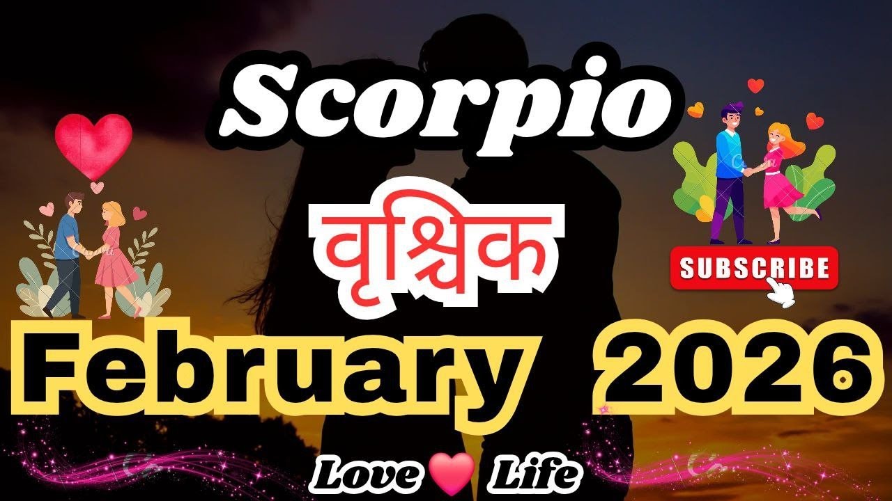 वृश्चिक राशि। फ़रवरी 2026।Scorpio।February 2026।Love❤।Career✨।Health🧚‍♀️#hindi  #love #scorpio #soul