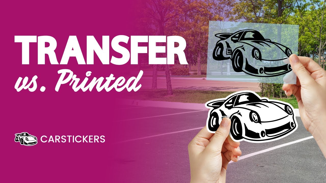 The Difference between Printed Stickers vs. Transfer Stickers