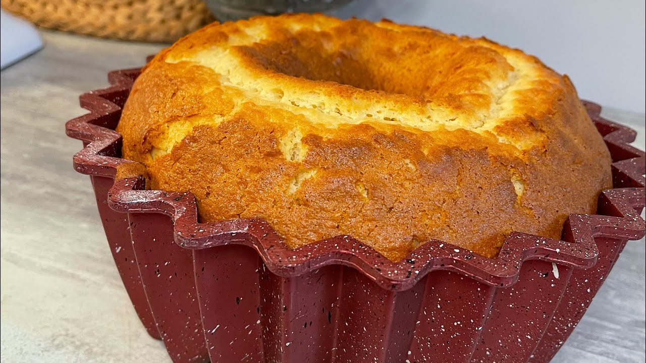 Gâteau au yaourt-moelleux recette inratable #gateau_au_yaourt #gateau_nature #