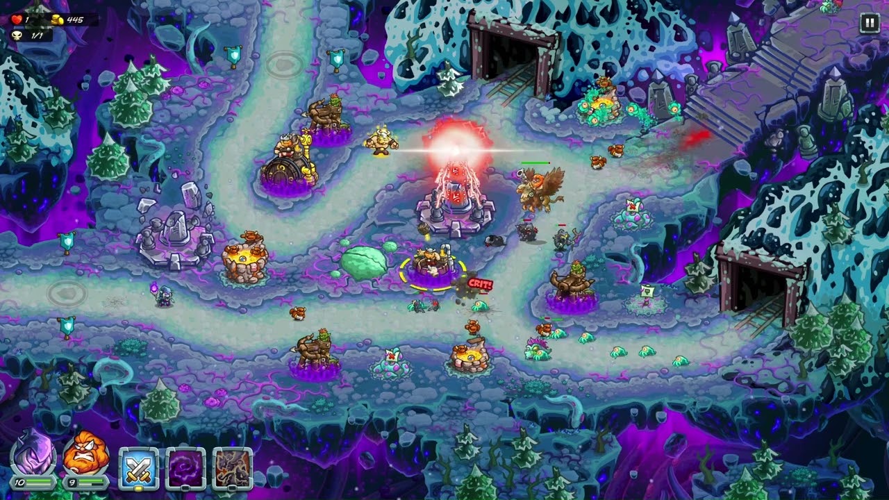 Kingdom Rush 5 Alliance   lvl 13  desecrated temple   Veteran Iron