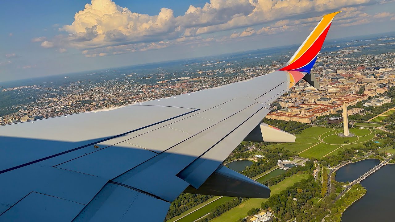 [4K] – Full Flight – Southwest Airlines – Boeing 737-7H4 – DCA-MCI – N279WN – WN670 – IFS 807