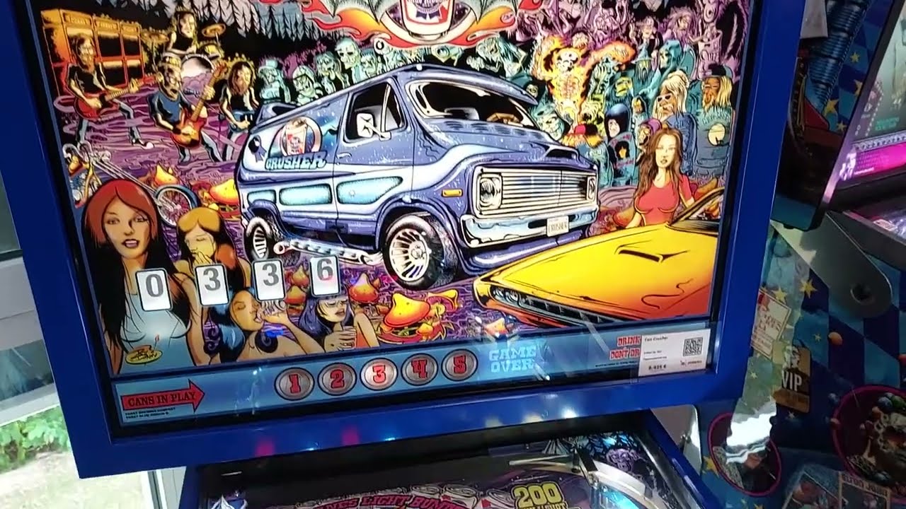 STERN Pinball The Pabst Can Crusher (from 2016) in Gameplay