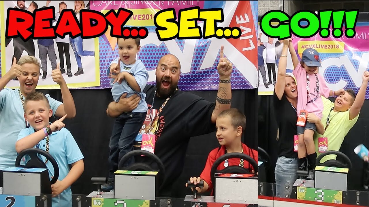 TAKING OVER the RACE TRACK with Carl and Jinger Family!