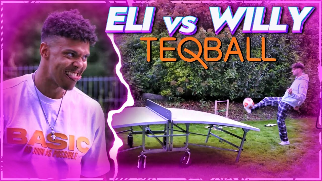 ELI SPIELT TEQBALL GEGEN WILLY!😂 Kreisliga C Topscorer vs Fußballprofi - Lustiges Battle👀⚽️