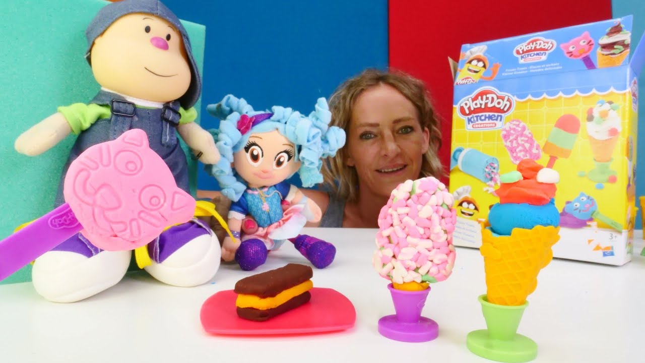 Spielspa&szlig; mit PlayDoh - Nicole macht aus Knete kunterbuntes Eis