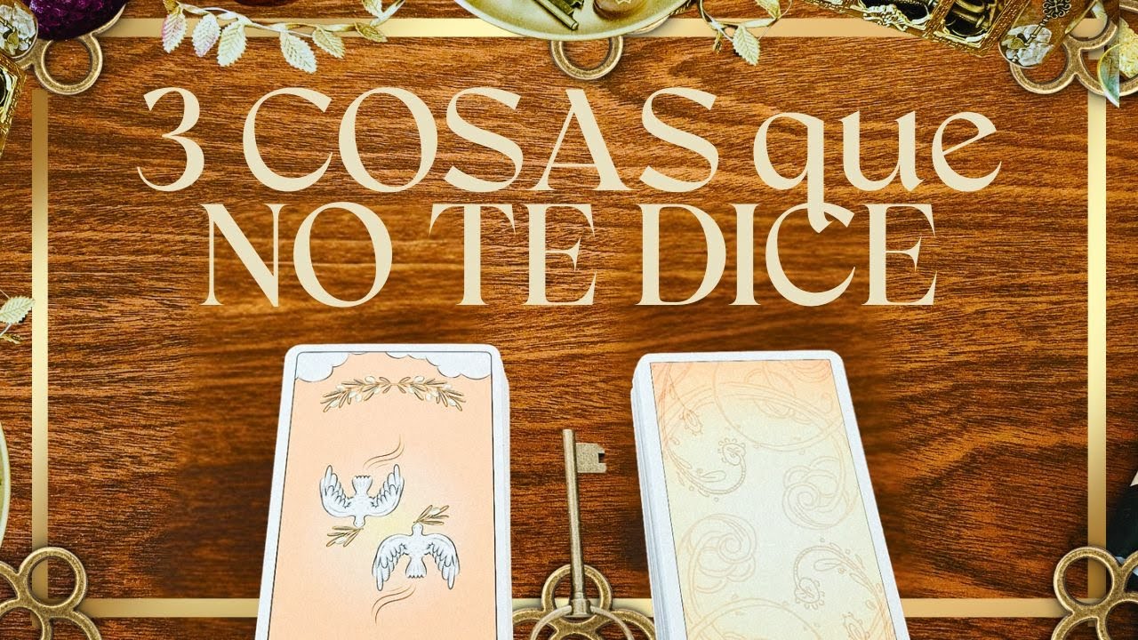 🚫🤫🩶3 COSA que NO te DICE🩶🤫🤫🚫 TAROT INTERACTIVO AMOR