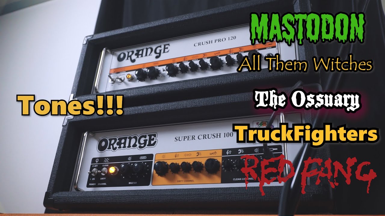 Orange Crush Pro 120 vs. Super Crush 100 -  in a Mix | Re-CRUSHING Tones | Pedal in the Clean