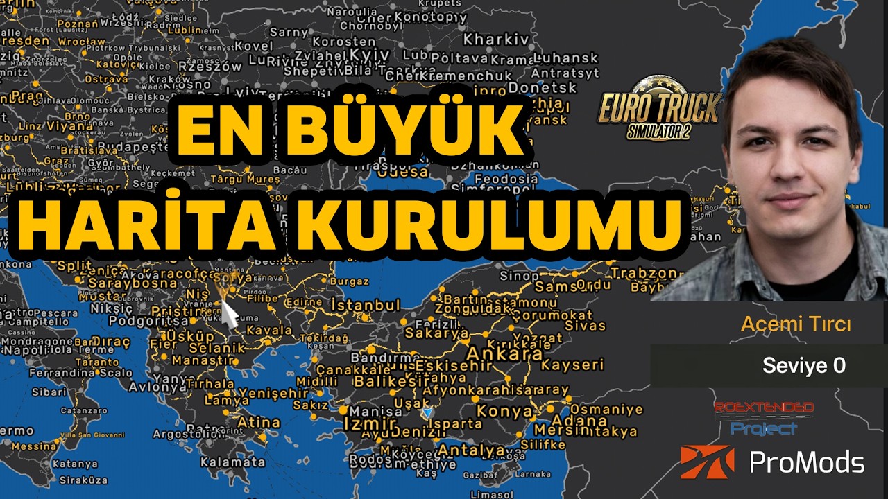 ETS 2'de en büyük haritayı kuruyoruz. Promods + Roextended Kurulum ve kombinasyonu.