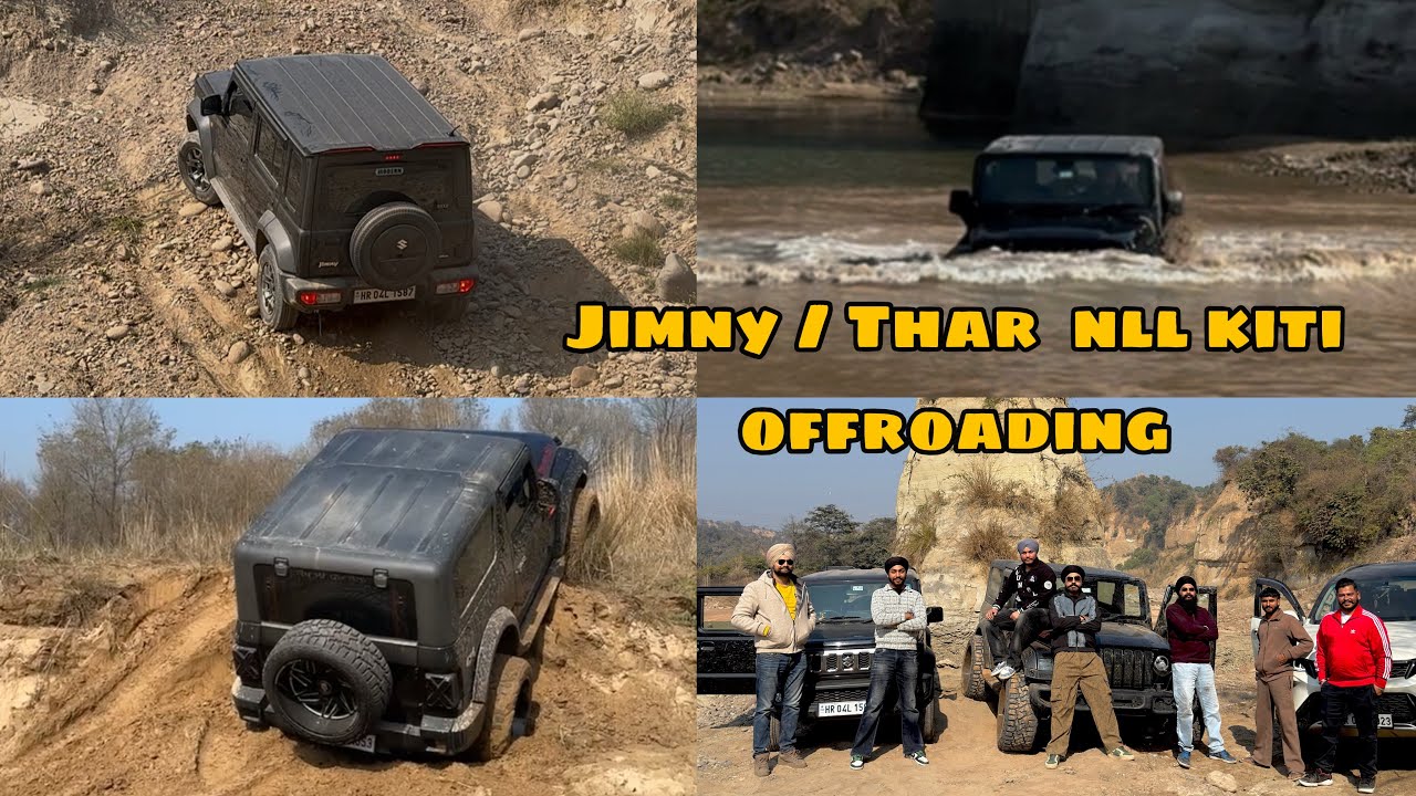 Jimny VS Thar Nll kiti offroading 