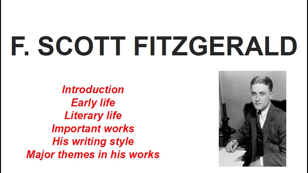 Biography of F. SCOTT FITZGERALD