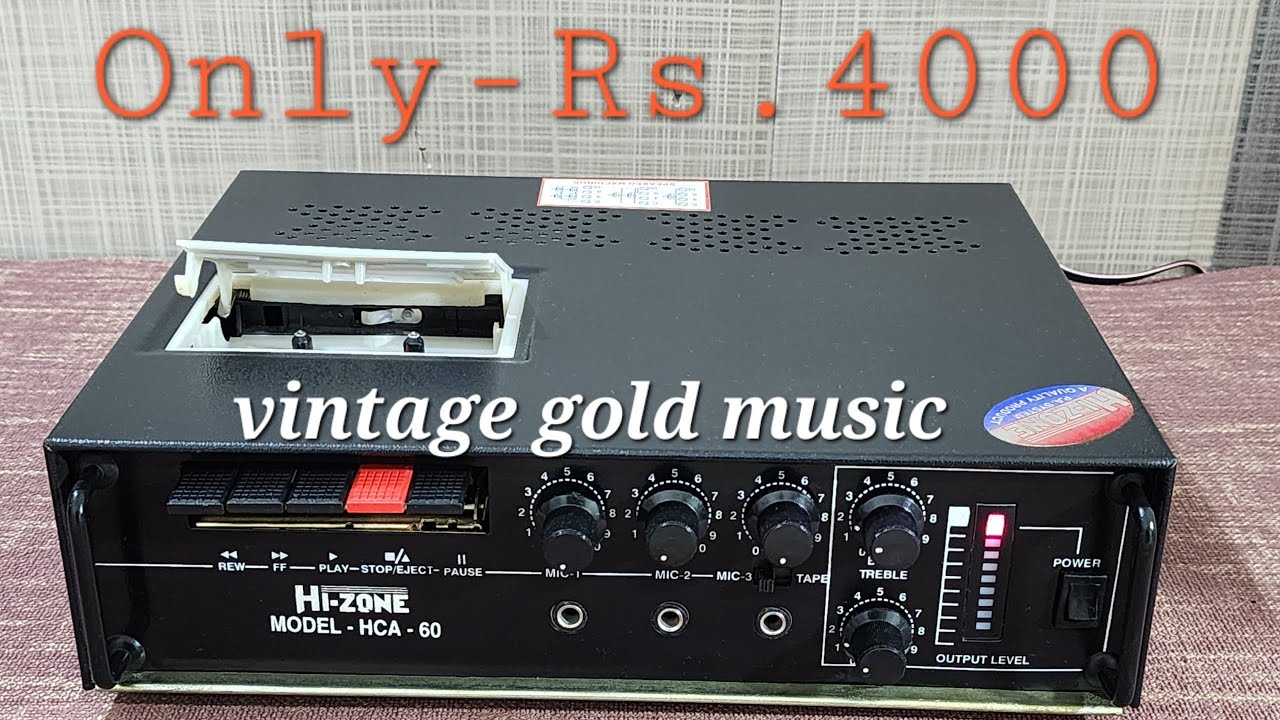 HI-ZONE ,Cassette Amplifier Model HCA-60 For Sale Rs.4000 Mob.9872843967