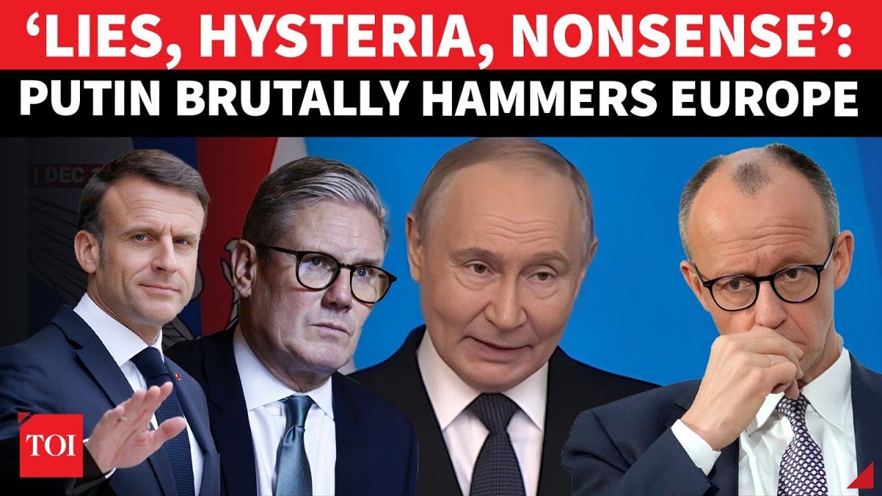 'European Piglets & Liars': Putin Rains Hell On Europe In 15-Minute English Speech | WATCH