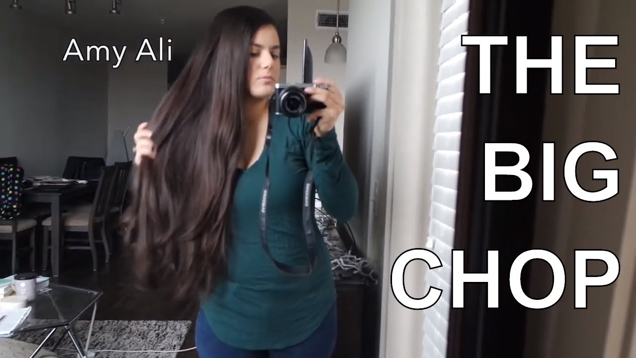I CUT OFF MY LONG HAIR! | Amy Ali