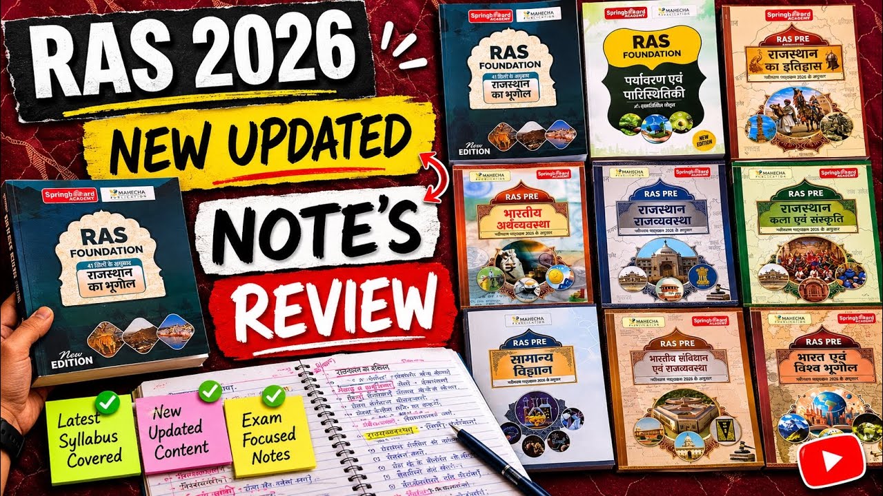 Springboard Academy RAS Notes 2026 Honest Review | New Updated Edition #springboardnotes 