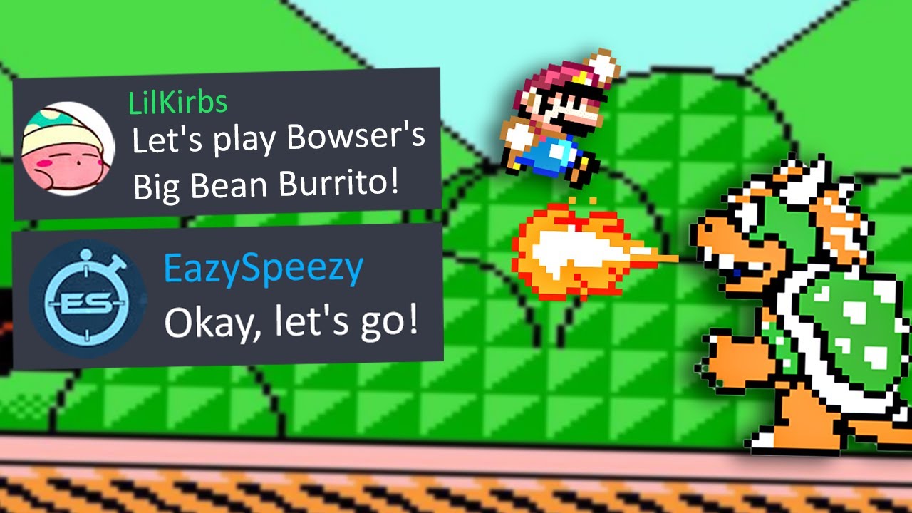 How fast can LilKirbs teach Bowser's Big Bean Burrito?