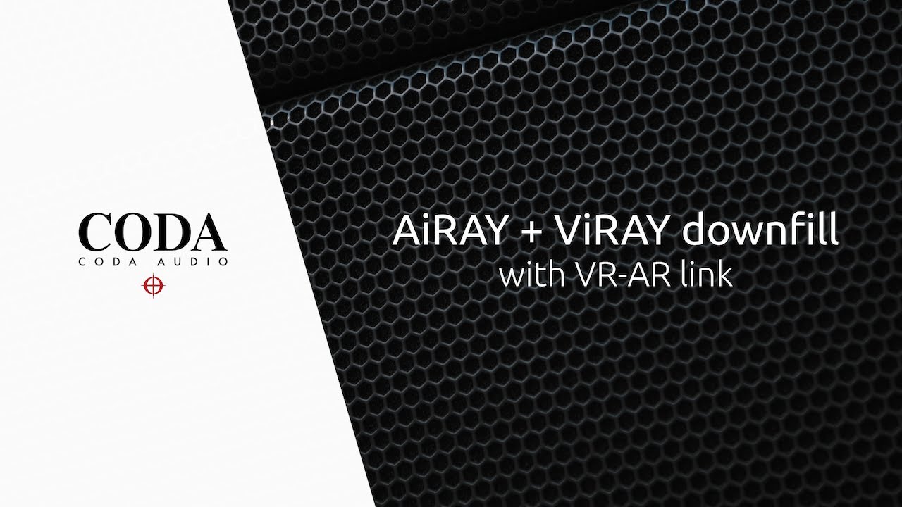AiRAY + ViRAY downfill with VR-AR LINK