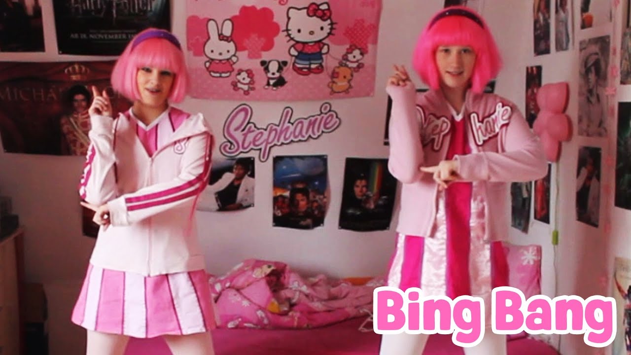 LazyTown - Viivi13 and Bubble093 dancing to Bing Bang [Video from 2012]