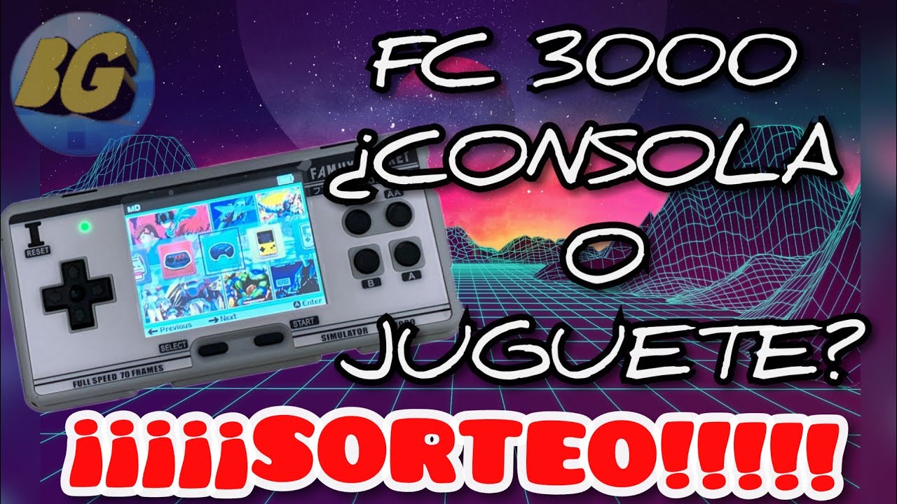 ANALISIS/REVIEW FC 3000. ¿Consola o Juguete? Test EMULADORES. ¡¡¡¡¡¡¡¡SORTEOOOOOOOOOO!!!!!!!!!