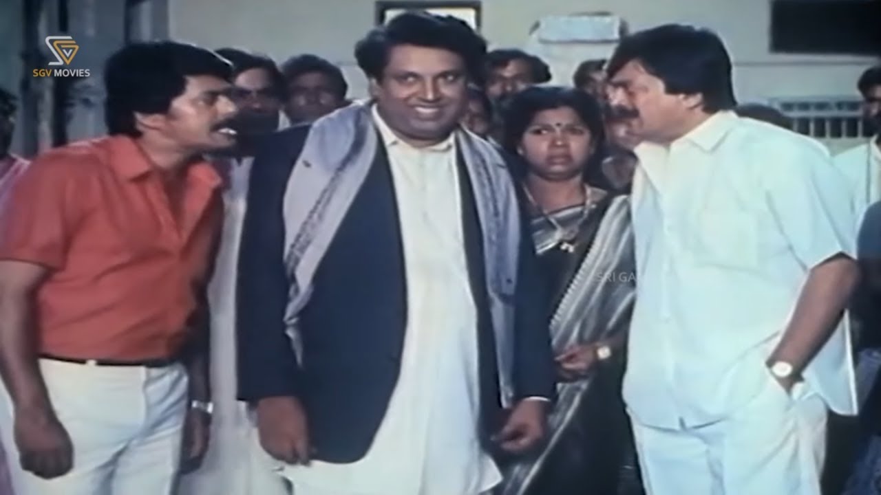 Ananth Nag Fools Mukyamanthri Chandru To Marry Vinaya Prasad - Ganeshana Maduve Movie Climax Scene