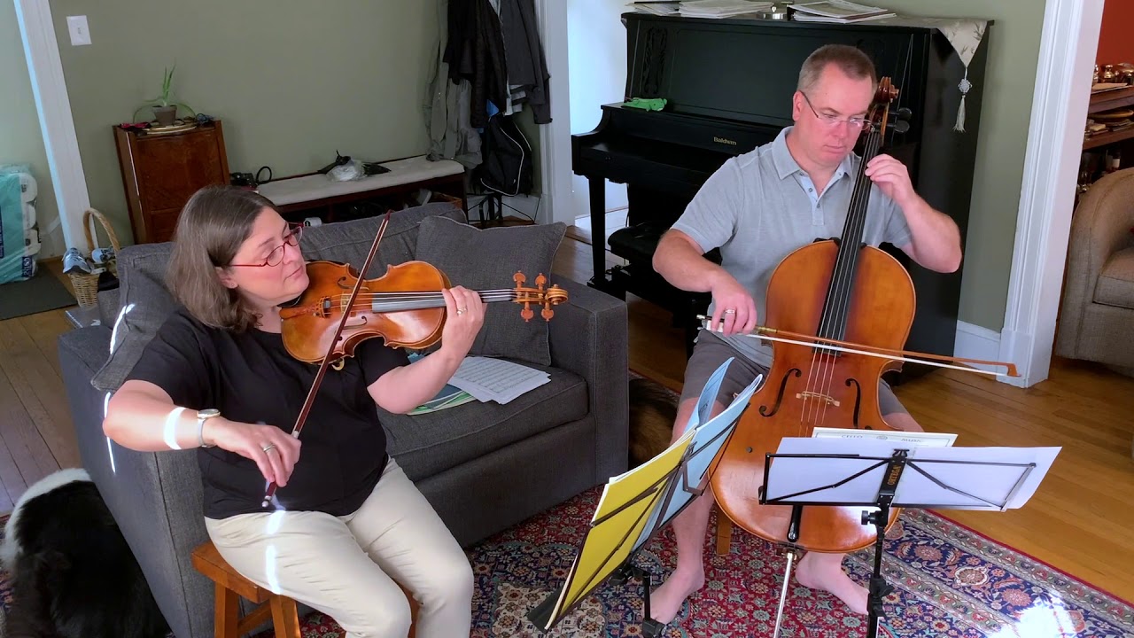 NSO @ Home: Carole & Mark Evans, Second Violin & Cello | 
