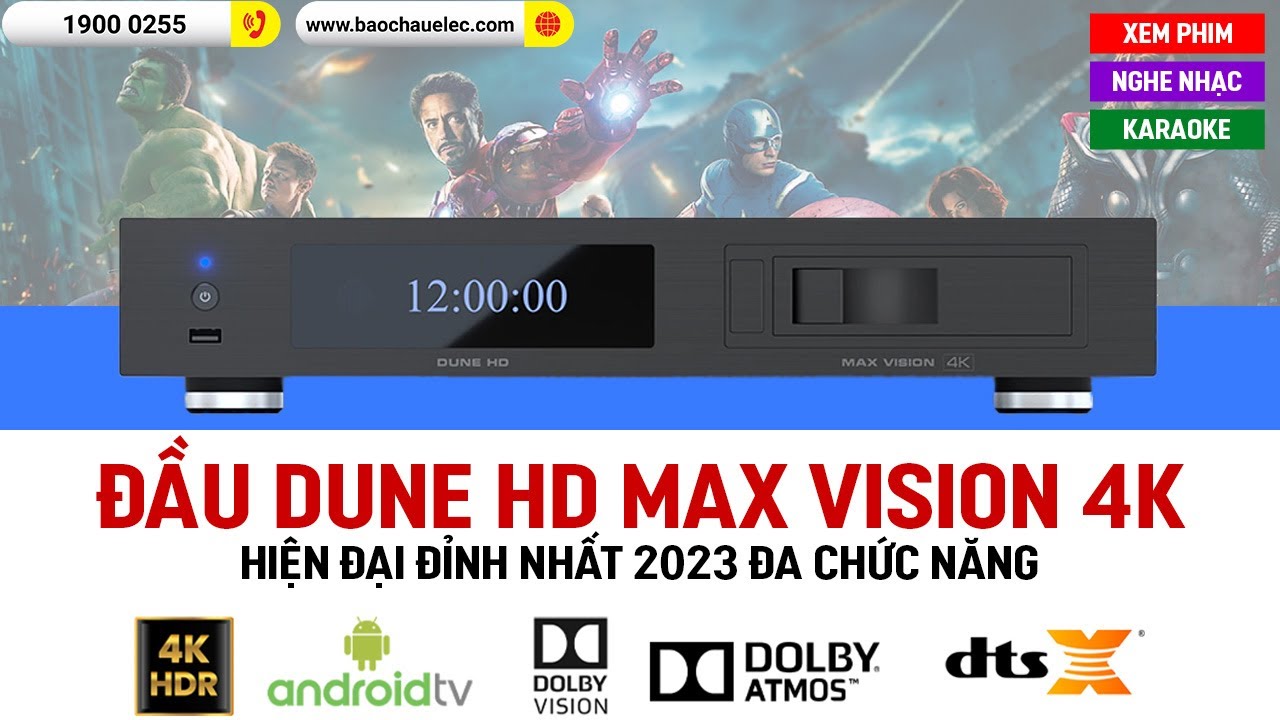 Đầu Hiện Đại Đỉnh Nhất Dune HD Max Vision 4K, Xem Phim, Karaoke Đỉnh Cao, Chất Lượng H&igrave;nh Ảnh 4k