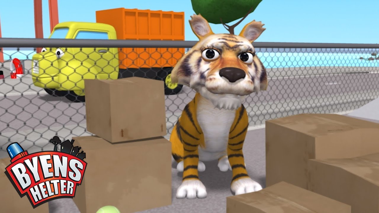 Byens Helter | Tiger p&aring; r&oslash;mmen | Tegnefilm for Sm&aring;barn | Animasjonsserie for Sm&aring;barn
