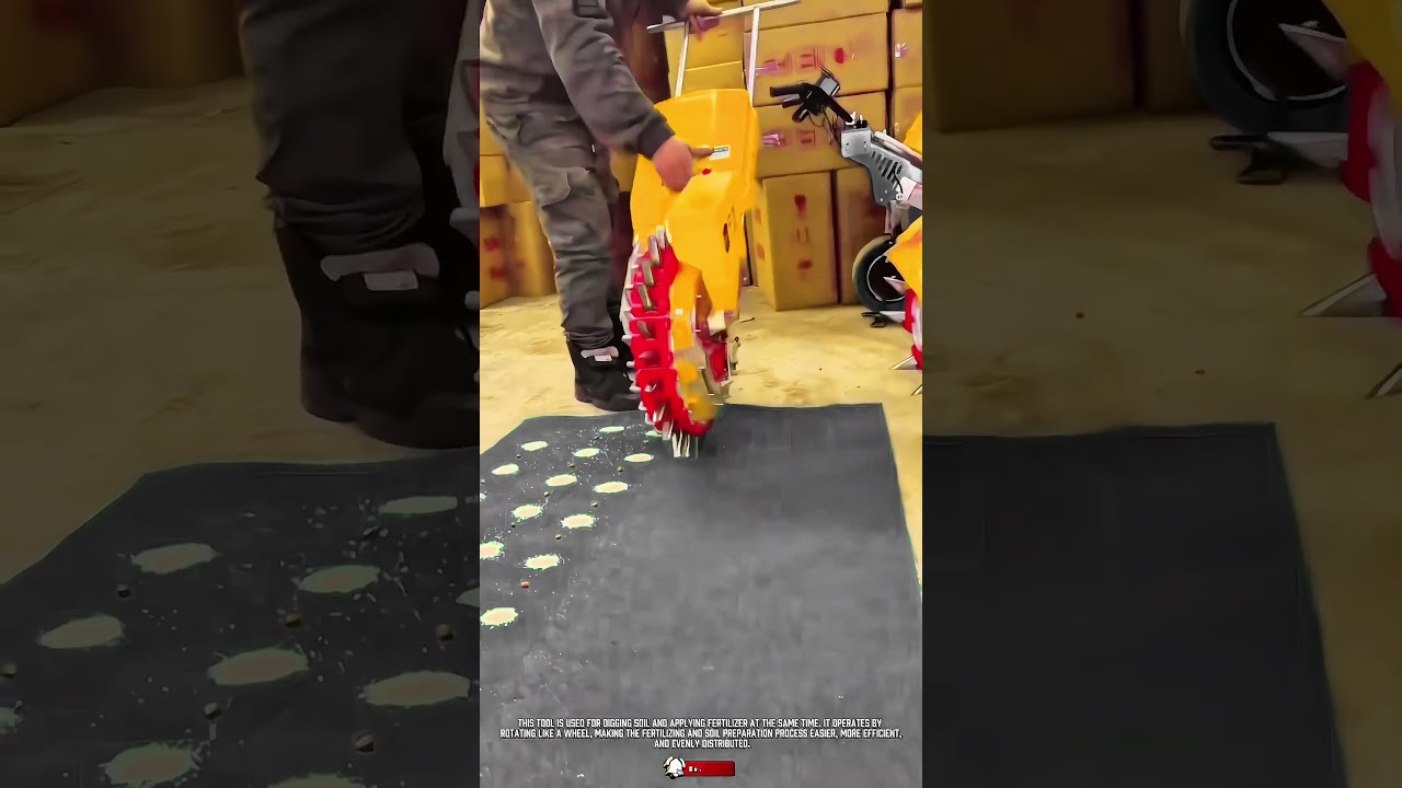 Innovative Tool: Automatic Fertilizer Spreader with Unique Design #ToolHolder