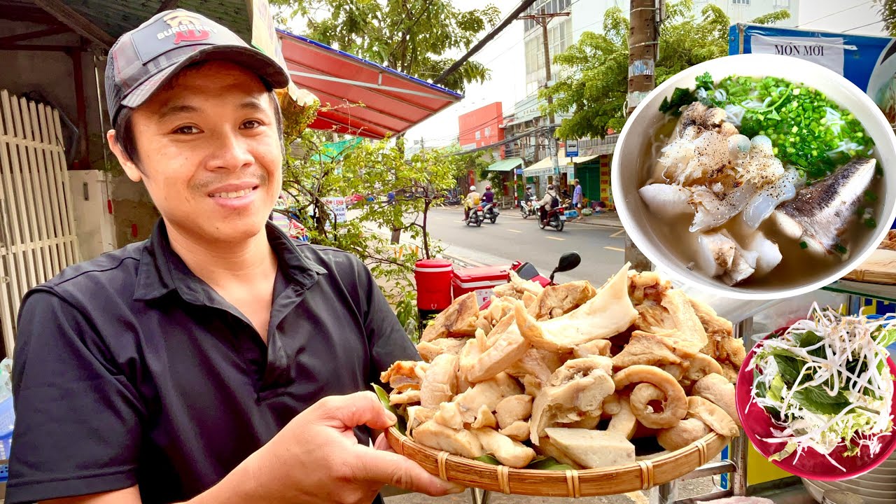 ĐỘC ĐÁO BÚN CÁ DẦM NHA TRANG SIÊU NGON KHÁCH ĐẾN CHẬT KÍN MỖI SÁNG I HiepVlog #42