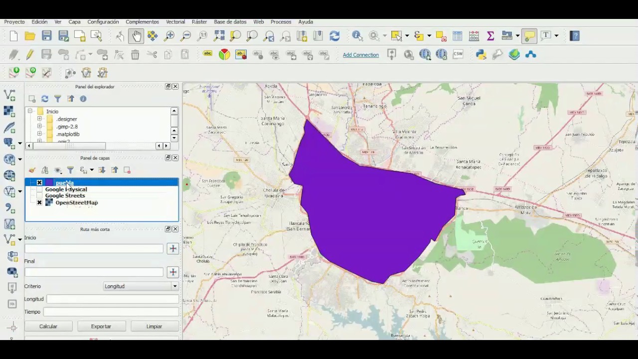 QGIS BASICO SHAPES OPENLAYER