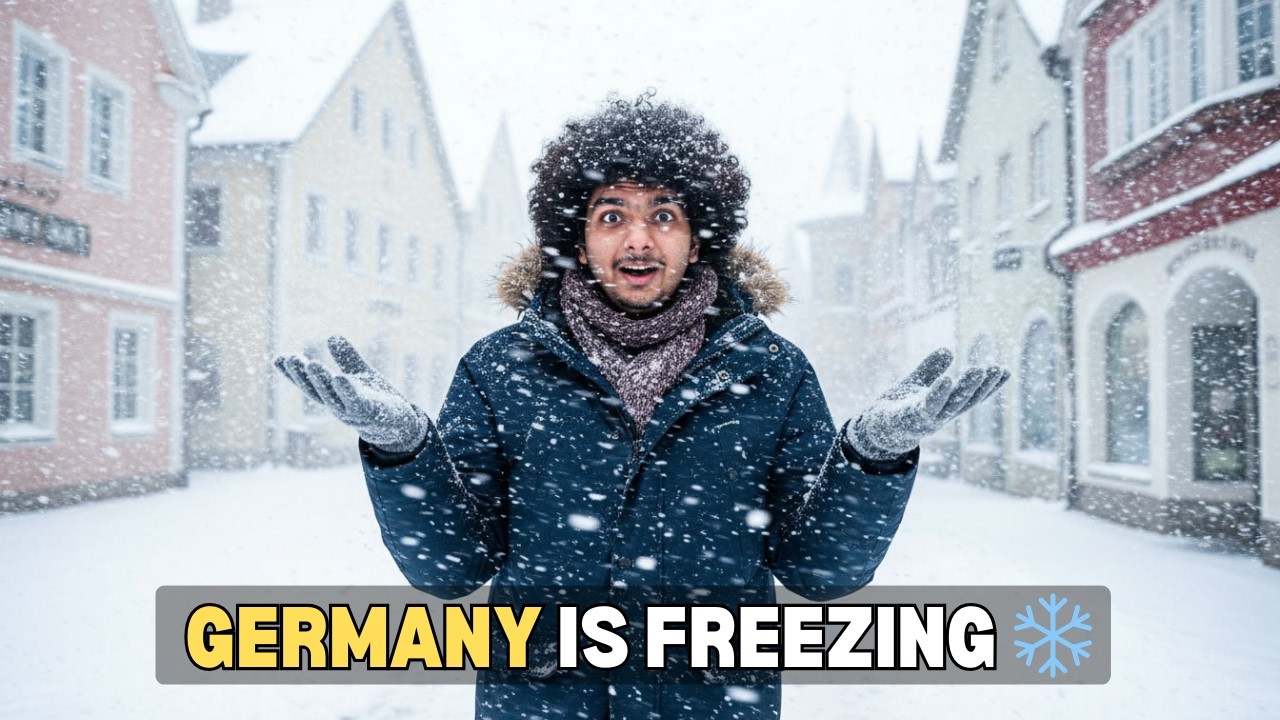 Germany Turned White Today! ❄️ | Snowstorm in Rosenheim 🇩🇪