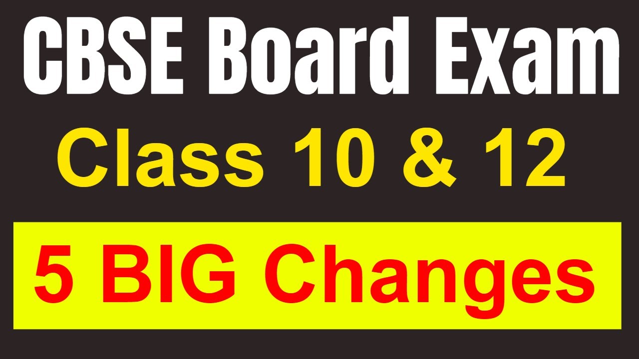 5 BIG Changes CBSE Board Exam 2019 || LATEST News Class 10 and 12 CBSE Board Exams
