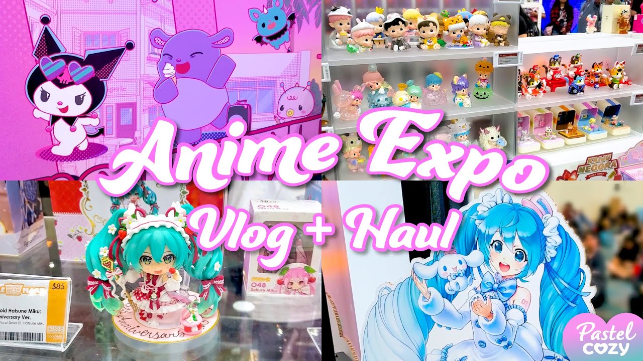 Sanrio Hunting at ANIME EXPO 2023 - Convention Vlog & Haul Kuromi, Cardcaptor, Gashapon, Blind Boxes