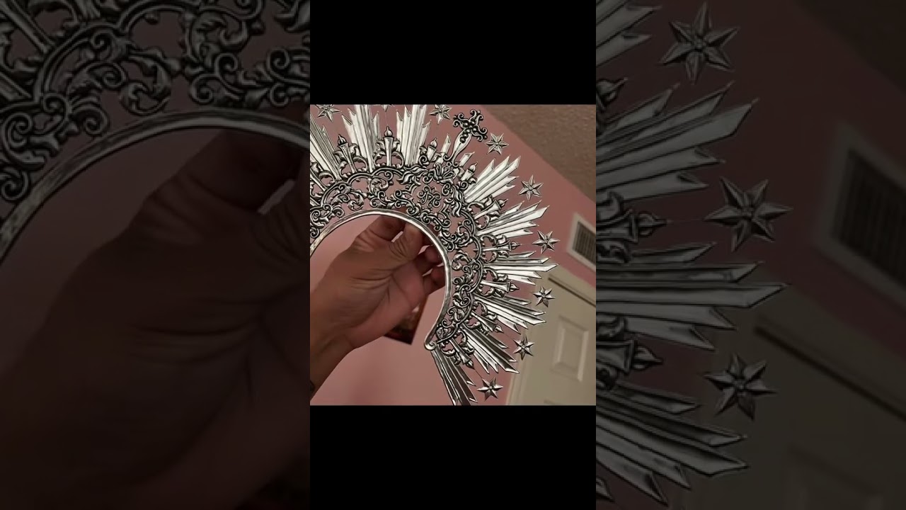 Arte Sacro en Repujado, Madre Dolorosa #artesacro #repujado #repujadoenaluminio #arte #hechoamano