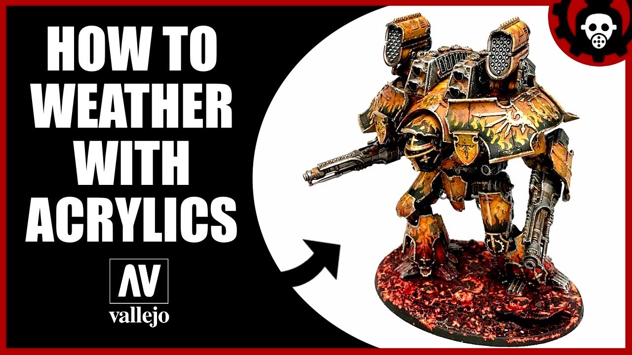 HOW to Weather Warhammer 40k Adeptus Titanicus | Legio Fureans