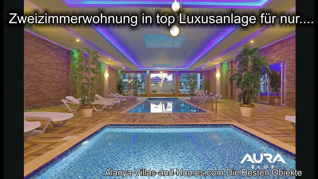 Zieh nach Alanya für immer! 2 Zimmer Wohnung in Lux Anlage mit...