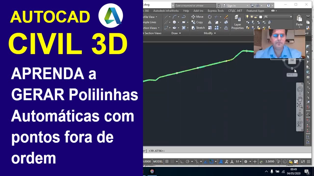 APRENDA  a GERAR Polilinhas Automáticas com pontos fora de ordem